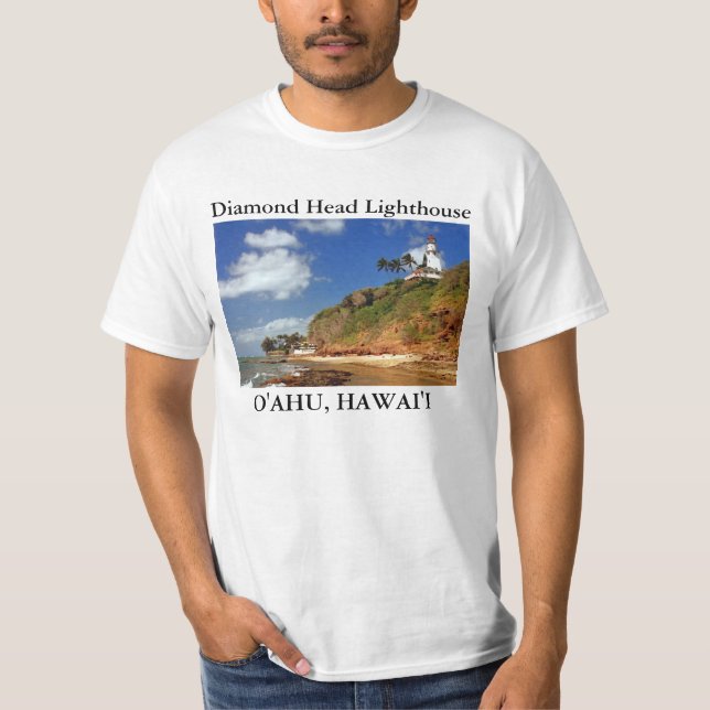 Camiseta Farol principal do diamante, O'ahu, t-shirt de (Frente)