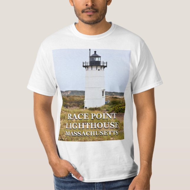 Camiseta Farol Race Point, Massachusetts T-Shirt (Frente)
