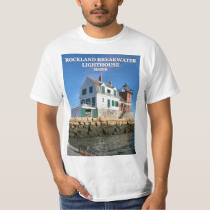 Camiseta Farol Rockland Breakwater, Maine T-Shirt