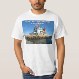 Camiseta Farol Rockland Breakwater, Maine T-Shirt