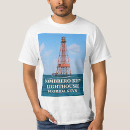 Camiseta Farol Sombrero Key, Flórida Keys T-Shirt