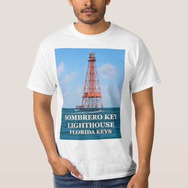 Camiseta Farol Sombrero Key, Flórida Keys T-Shirt (Frente)