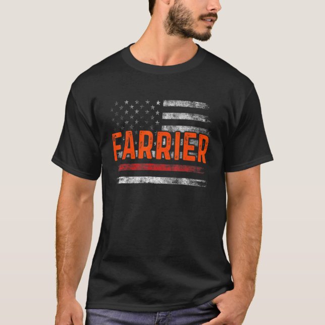 Camiseta Farrier Horsfere Hoof Trimming Equine Shoeing 34 (Frente)