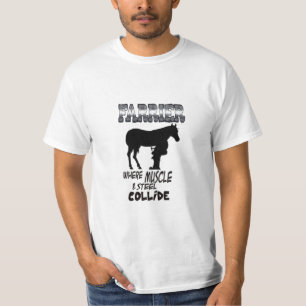Camiseta Farrier onde músculo e aço colidem