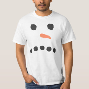 Camiseta Farsa infeliz triste de Bah da cara do boneco de