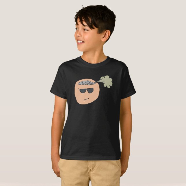 Camiseta Fart do cérebro (Frente Completa)