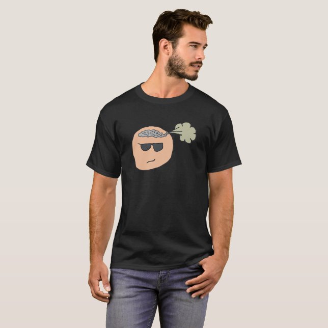 Camiseta Fart do cérebro (Frente Completa)