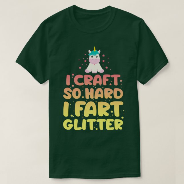 Camiseta Fart Glitter Cozinhando Cozinhando Alcatrão C (Frente do Design)