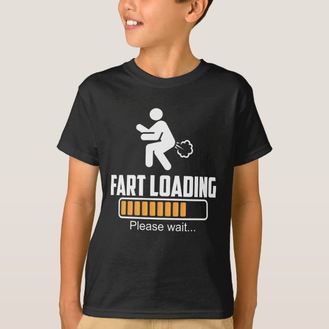 Camiseta Fart Loading Hilarious Farting (Frente)