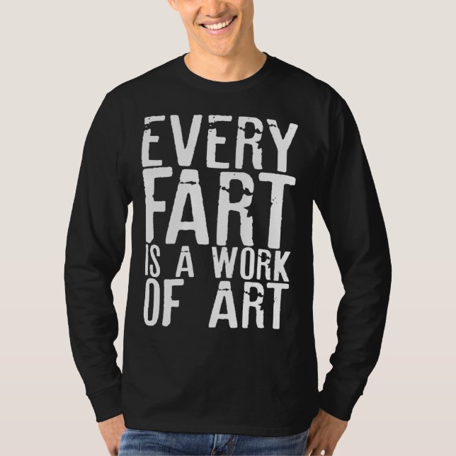 Camiseta Fart  Men Boys Cool Hilarious Sarcastic Humorous   (Frente)