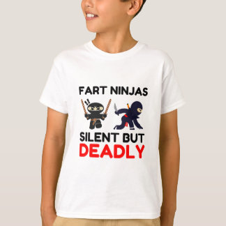 Camiseta Fart Ninjas Silencioso, Mas Mortal