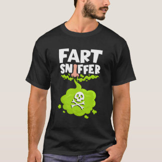 Camiseta Fart Sniffer Shirt Fart Smeller Shirt Estranho Eng
