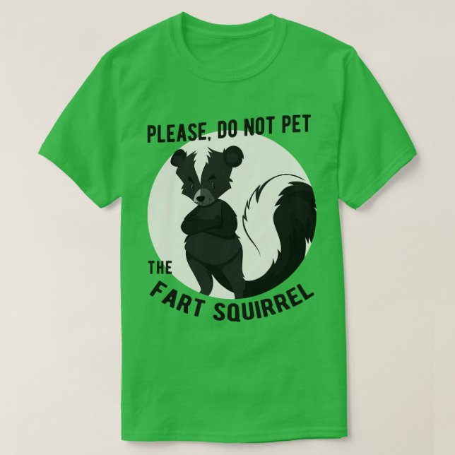 Camiseta Fart Squirrel (Frente do Design)