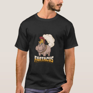 Camiseta Fartacus Farting Hippo Farts