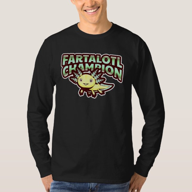 Camiseta Fartalotl Champion Axolotl Salamander Aquarium (Frente)