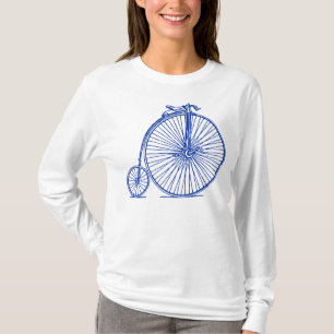 Camiseta Farthing da moeda de um centavo - marinho