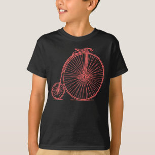 Camiseta Farthing da moeda de um centavo - rosa tropical