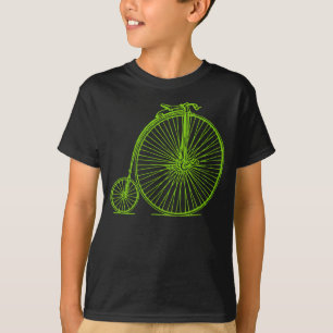Camiseta Farthing da moeda de um centavo - verde de