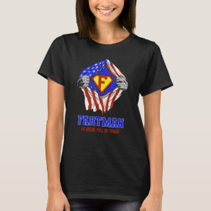 Camiseta Fartman Vá Em Frente Puxe Meu Dedo, Bandeira Ameri
