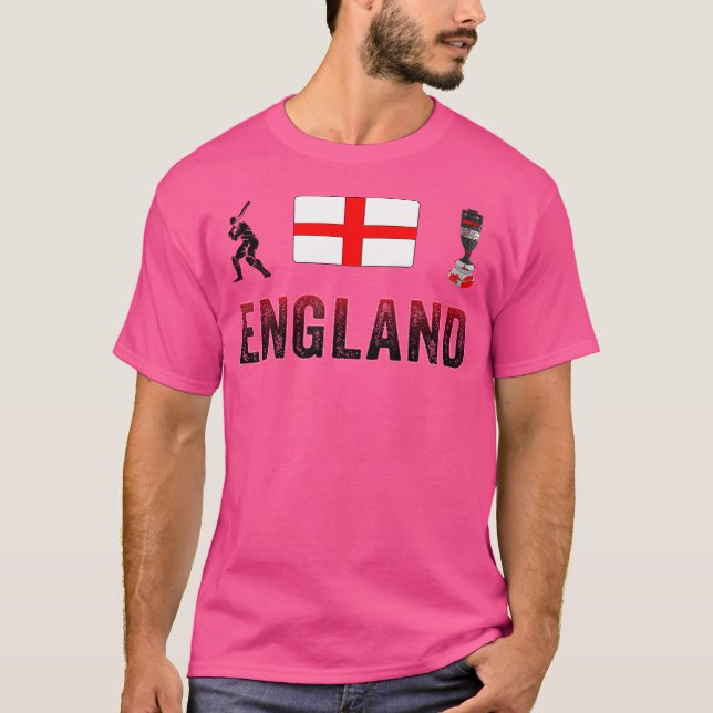 Camiseta Fãs da Inglaterra Fãs do Cricket Lover Team Inglês (Frente)