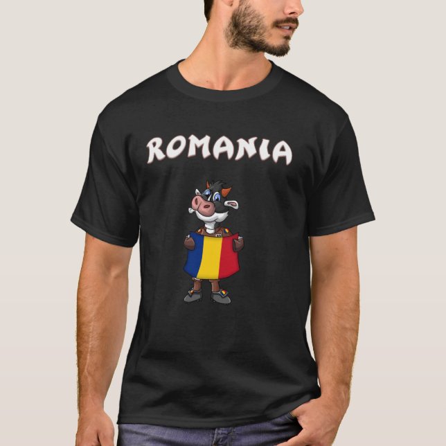 Camiseta Fãs da Vaca da Romênia (Frente)