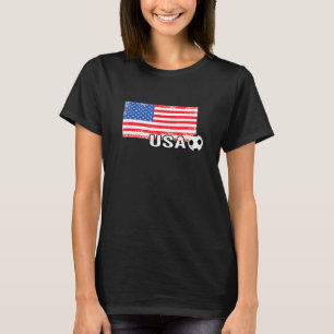 Camiseta Fãs de futebol americano patriotas amam sua bandei