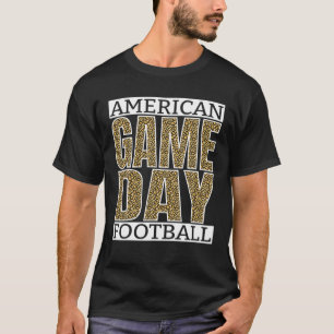 CAMISETA FÃS DE FUTEBOL AMERICANOS VIBES CLASSY LEOPA