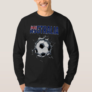 Camiseta Fãs de Futebol da Austrália - Futebol Australiano 