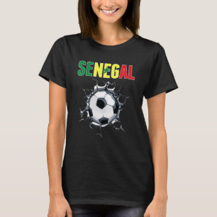 Camiseta Fãs de Futebol do Senegal - Futebol Senegalês em F