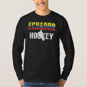 Camiseta Fãs de Hóquei no Gelo do Equador  Equipe de Hóquei