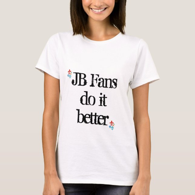 Camiseta Fãs de JB melhora (Frente)