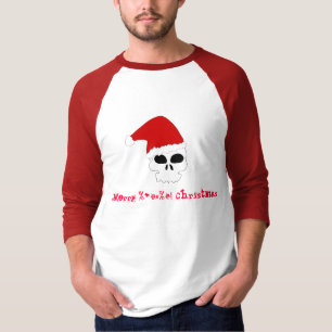 Camiseta Fãs do crânio do Feliz Natal