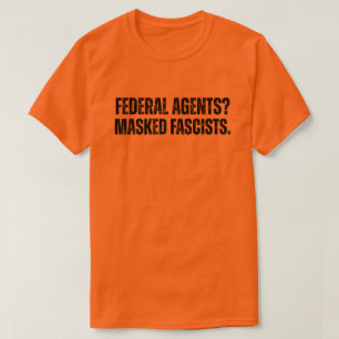 Camiseta Fascistas Máscaras Protesto ICE