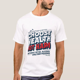 Camiseta Fasd (Evitar Perturbação Do Espectro Do Álcool Fet