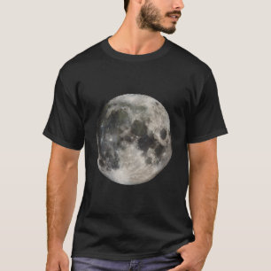 Camiseta Fase da Lua Cheia Amor Espaço Fotografia Astronomi