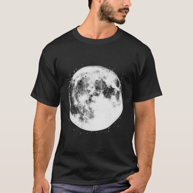 Camiseta Fase Da Lua Cheia E (Frente)