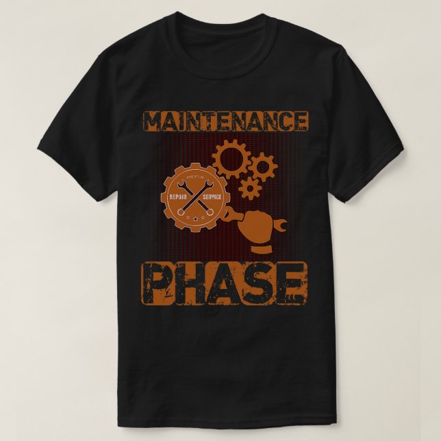 Camiseta Fase de Manutenção 3 (Frente do Design)