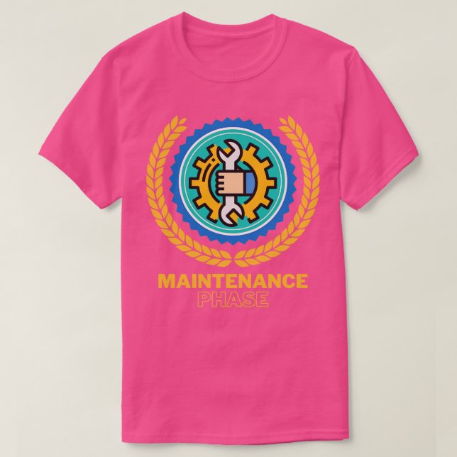 Camiseta Fase de Manutenção 5 (Frente do Design)