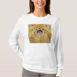 Camiseta Fases da lua, 'do atlas celestial