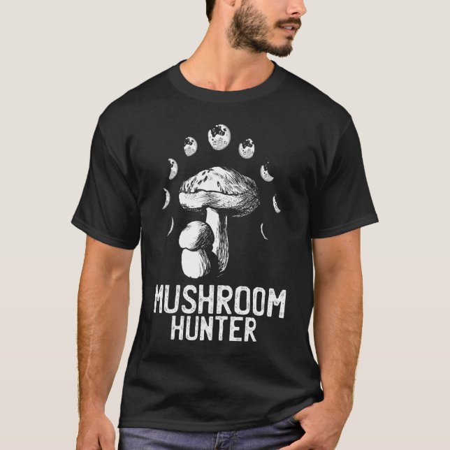 Camiseta Fases da lua Porcelain Mushroom Collector Moon (Frente)