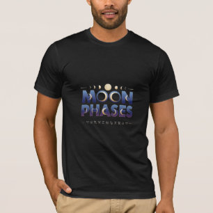 Camiseta Fases da Lua Zodíaco Astrologia Arte
