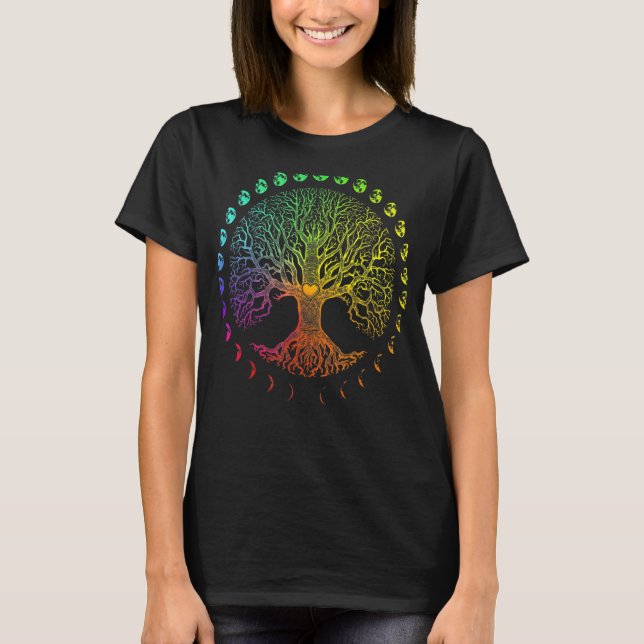 Camiseta Fases Da Vida Da Lua (Frente)