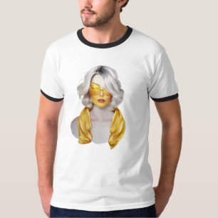 Camiseta Fashion Diva: Glamor Icônico de An Pose Design