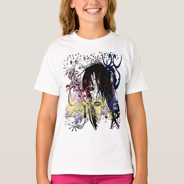 Camiseta Fashion Diva Swirled (Frente)