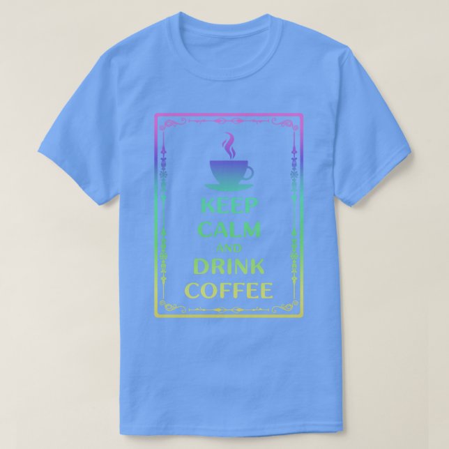 Camiseta Fashion Engraçado de Coffee (Frente do Design)