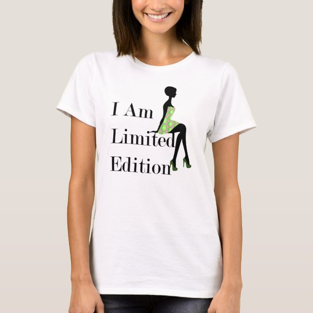 Camiseta Fashion Silhouette I Am Limited Edition Cote (Frente)