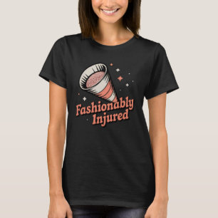 Camiseta Fashionavelmente Ferido Design Divertido de Cone