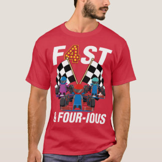 Camiseta Fast and Fourious Race Carhemed 4 Year Old Boys bo