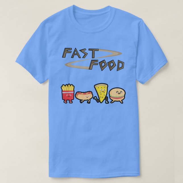 Camiseta Fast food (Frente do Design)