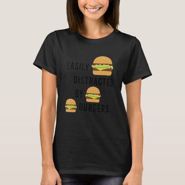 Camiseta Fast Food Chef   Quote Burger Eating (Frente)